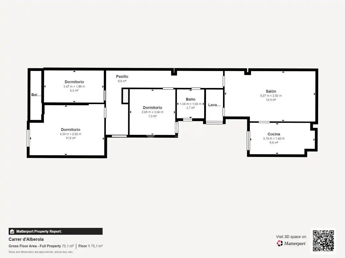 Piso en venta en Valencia con Balcón