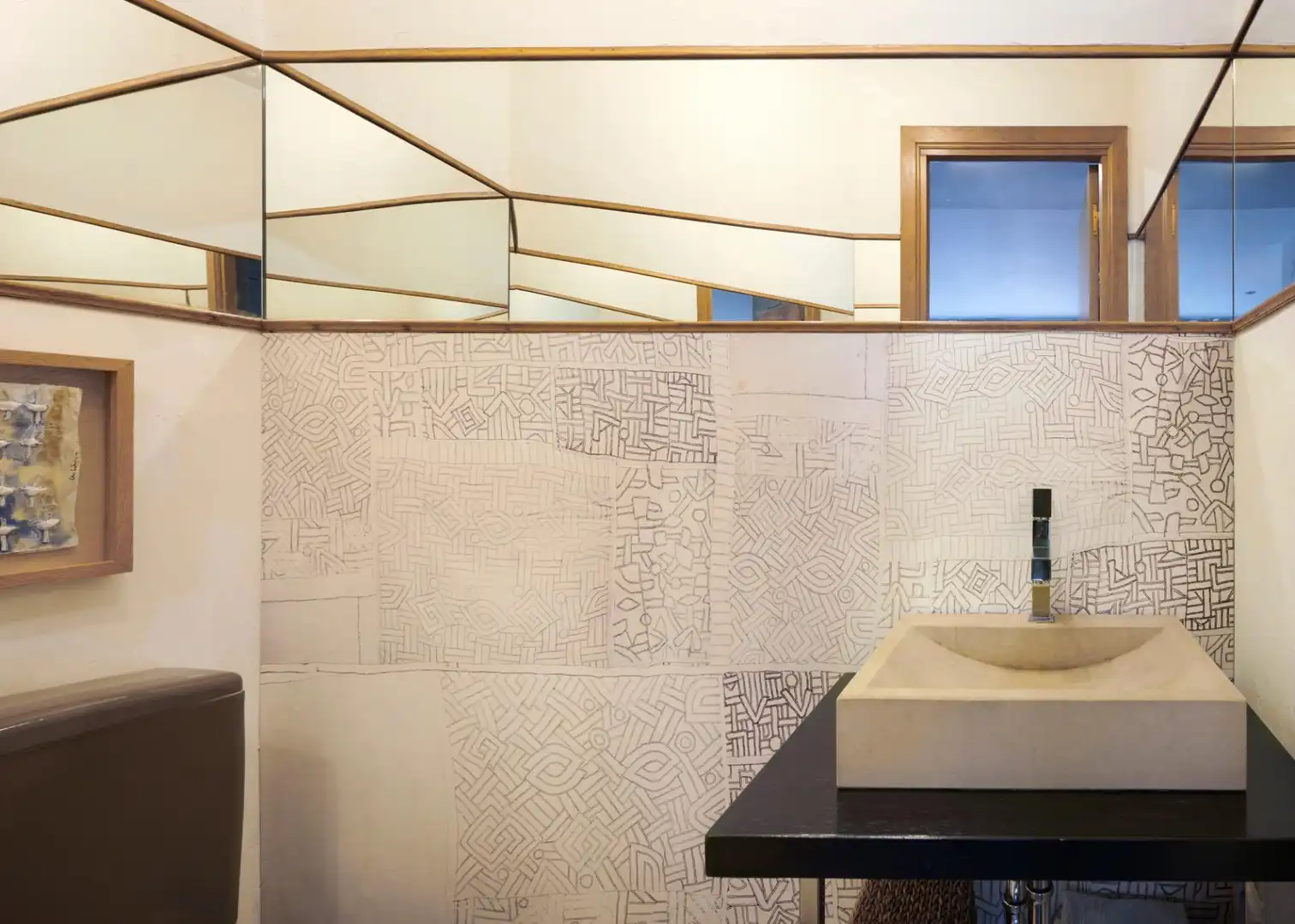 Badezimmer von Einfamilien-Reihenhaus zum Verkauf in Donostia - San Sebastián  mit Heizung, Privatgarten und Terrasse