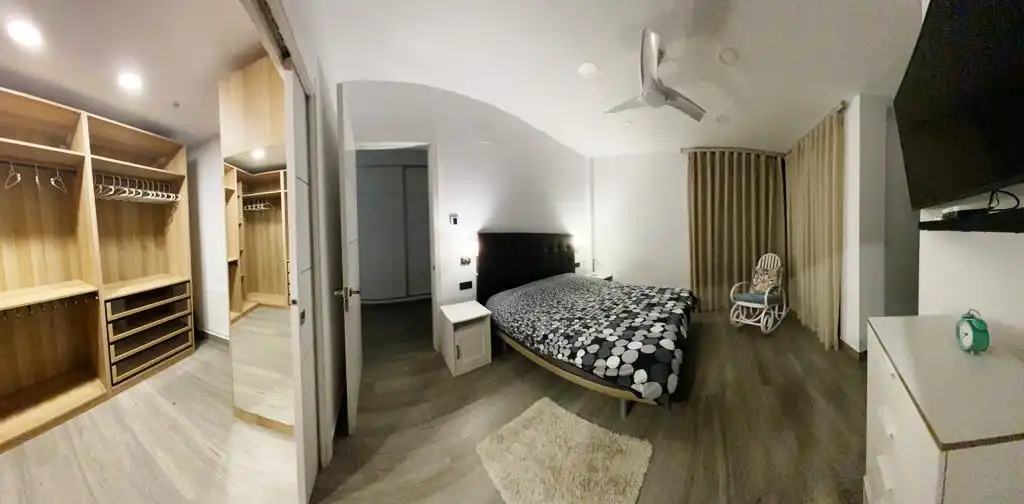Bedroom of Houses for rent in Nerja  with Air Conditioner, Private garden and Terrace