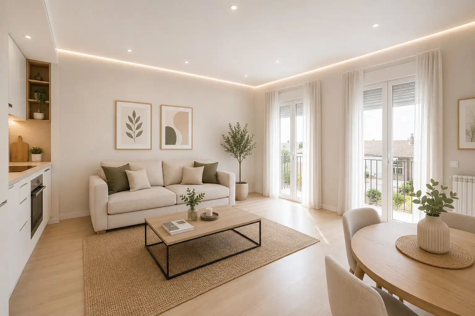 Sala de estar de Dúplex en venta en Brunete con Balcón