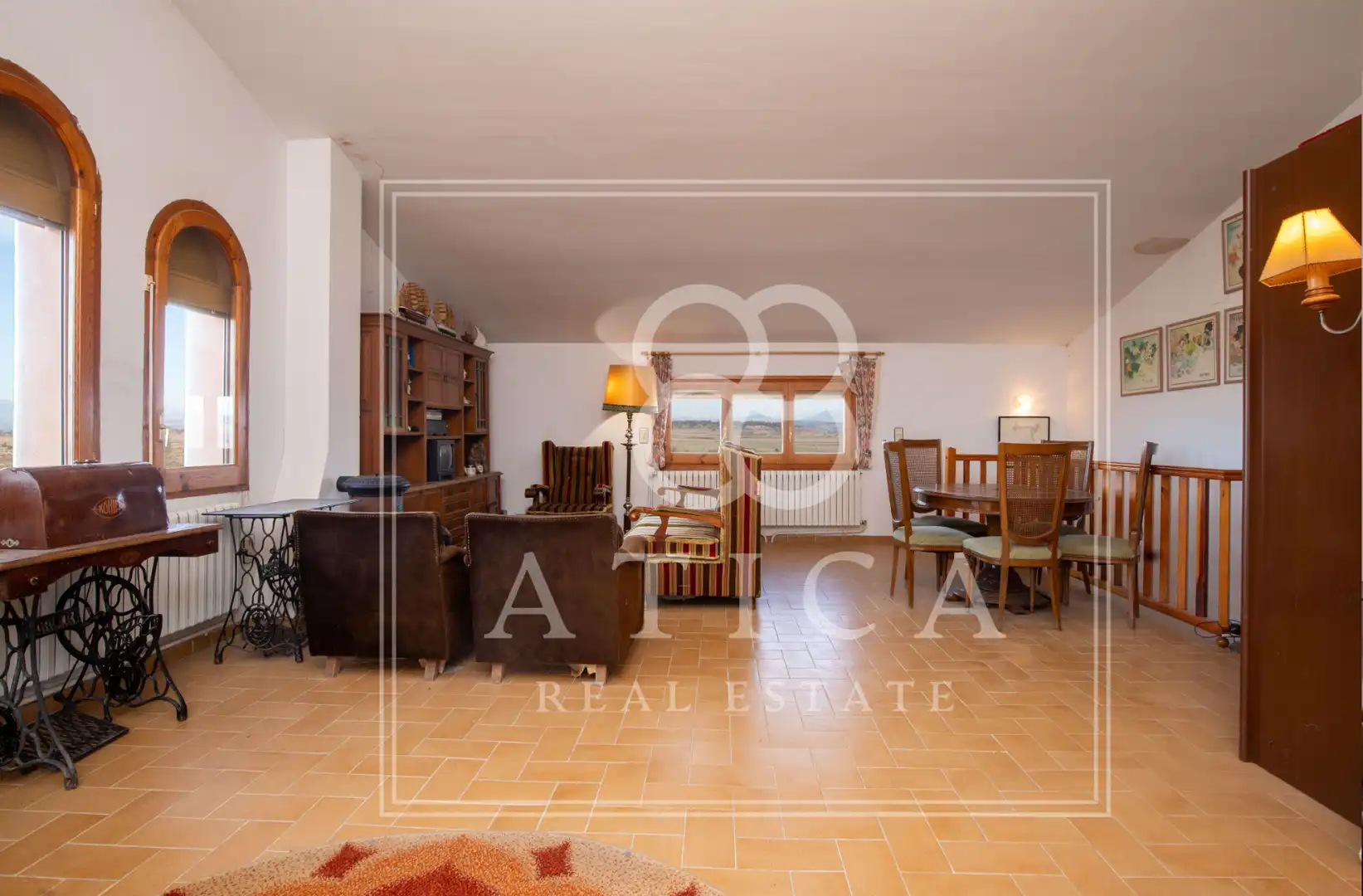 Sala de estar de Casa o chalet en venta en Ossó de Sió con Aire acondicionado, Calefacción y Jardín privado