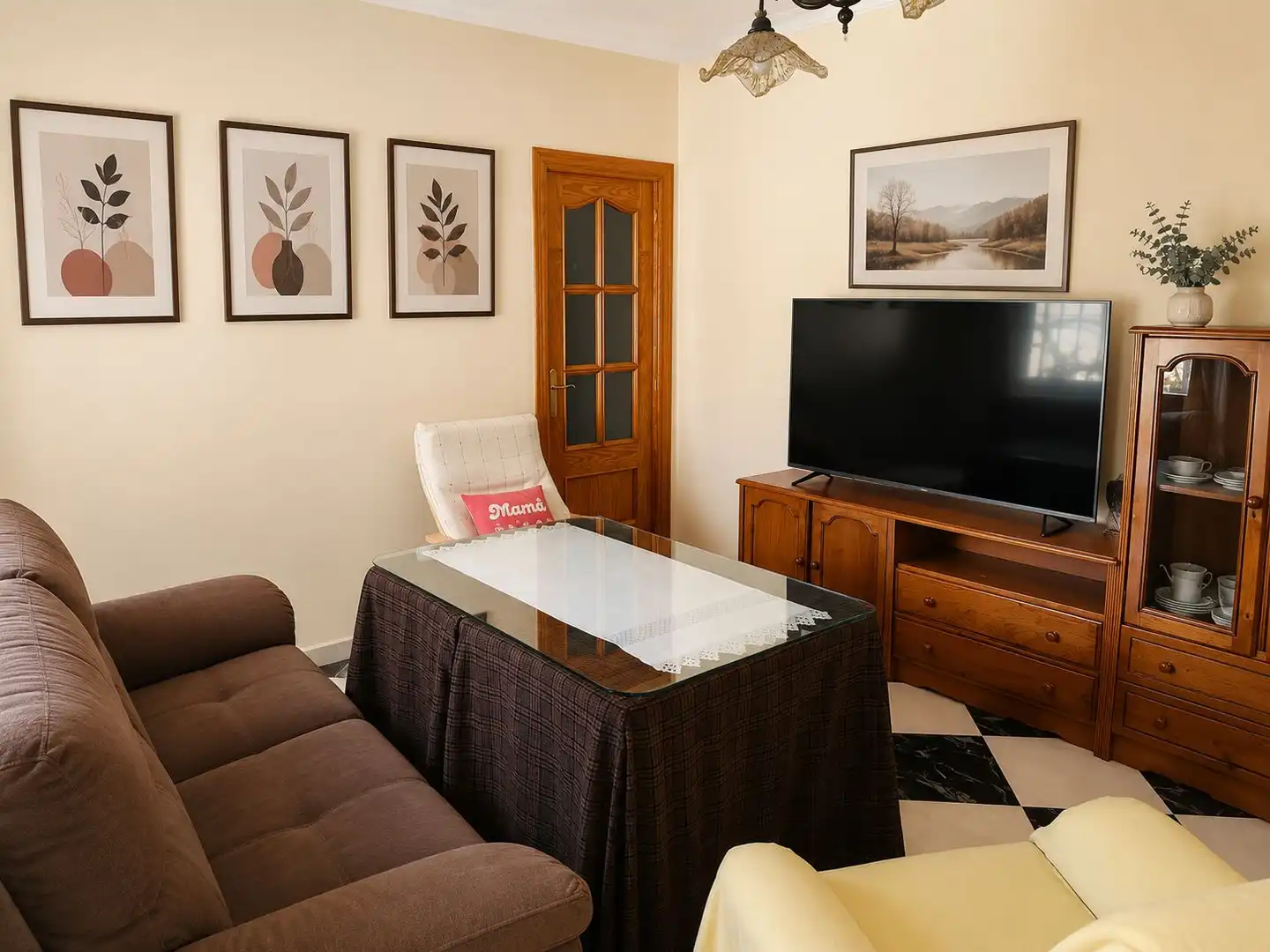Sala de estar de Casa o chalet en venta en Álora con Amueblado, Horno y Lavadora