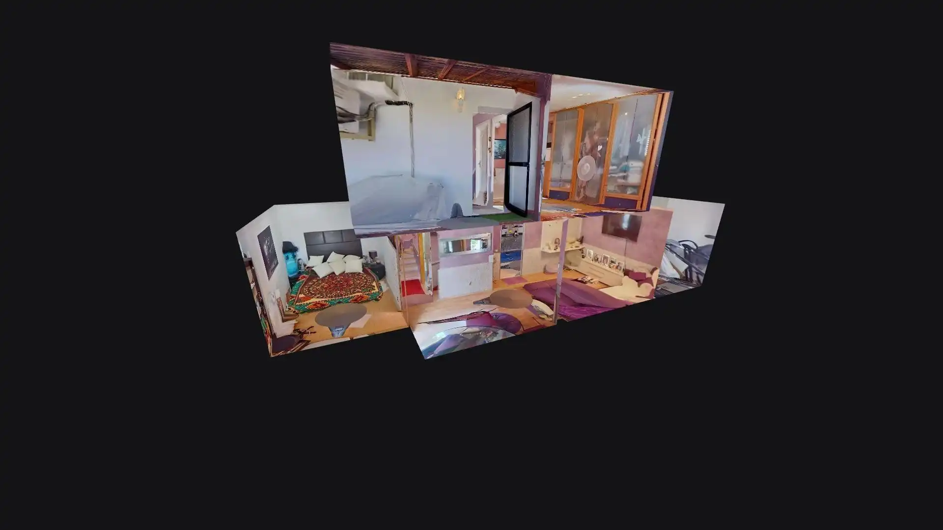 Schlafzimmer von Maisonette zum Verkauf in Mogán mit Klimaanlage, Privatgarten und Terrasse