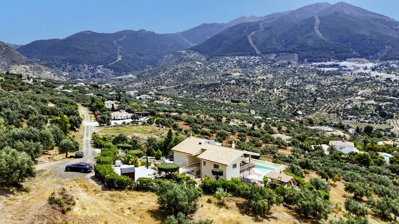 Exterior view of Houses for sale in Alcaucín  with Air Conditioner, Terrace and Swimming Pool