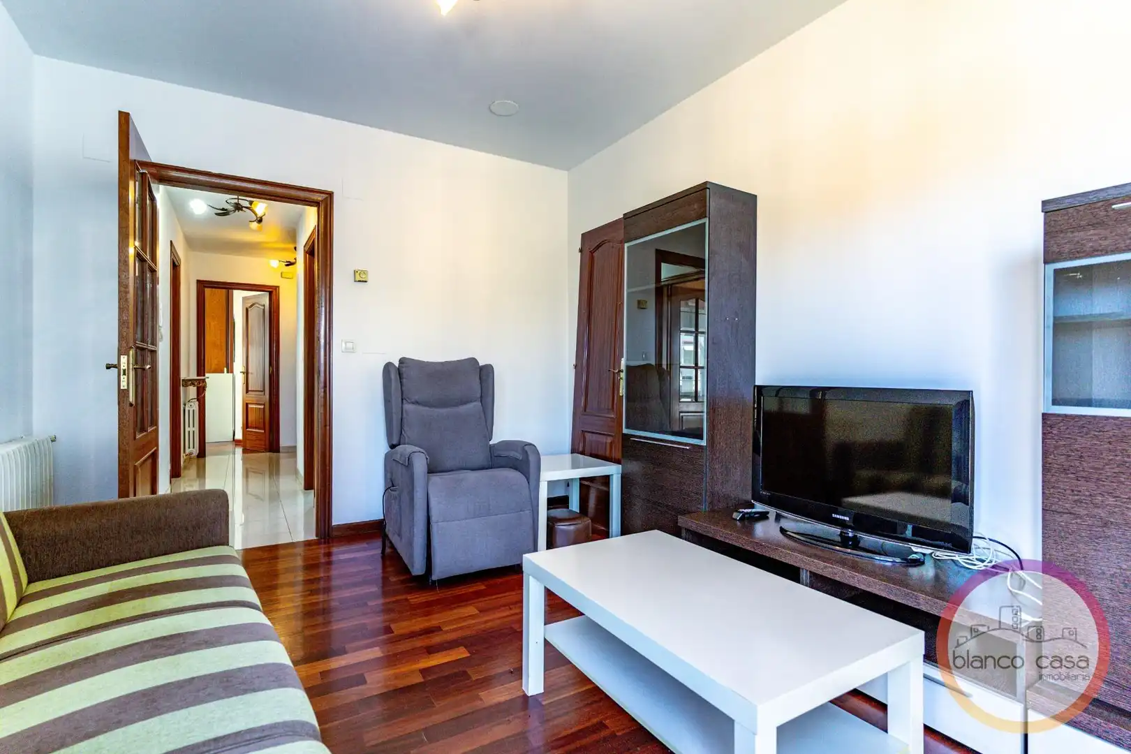 Living room of Flat for sale in Carballo  with Heating, Terrace and Storage room