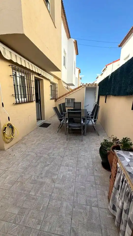 Terraza de Casa adosada en venta en Málaga con Aire acondicionado y Piscina comunitaria