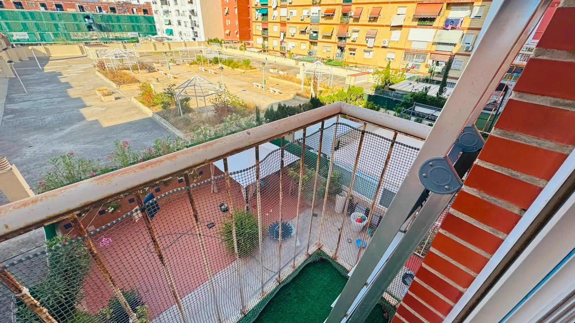 Terraza de Piso de alquiler en Valencia con Aire acondicionado, Calefacción y Jardín privado