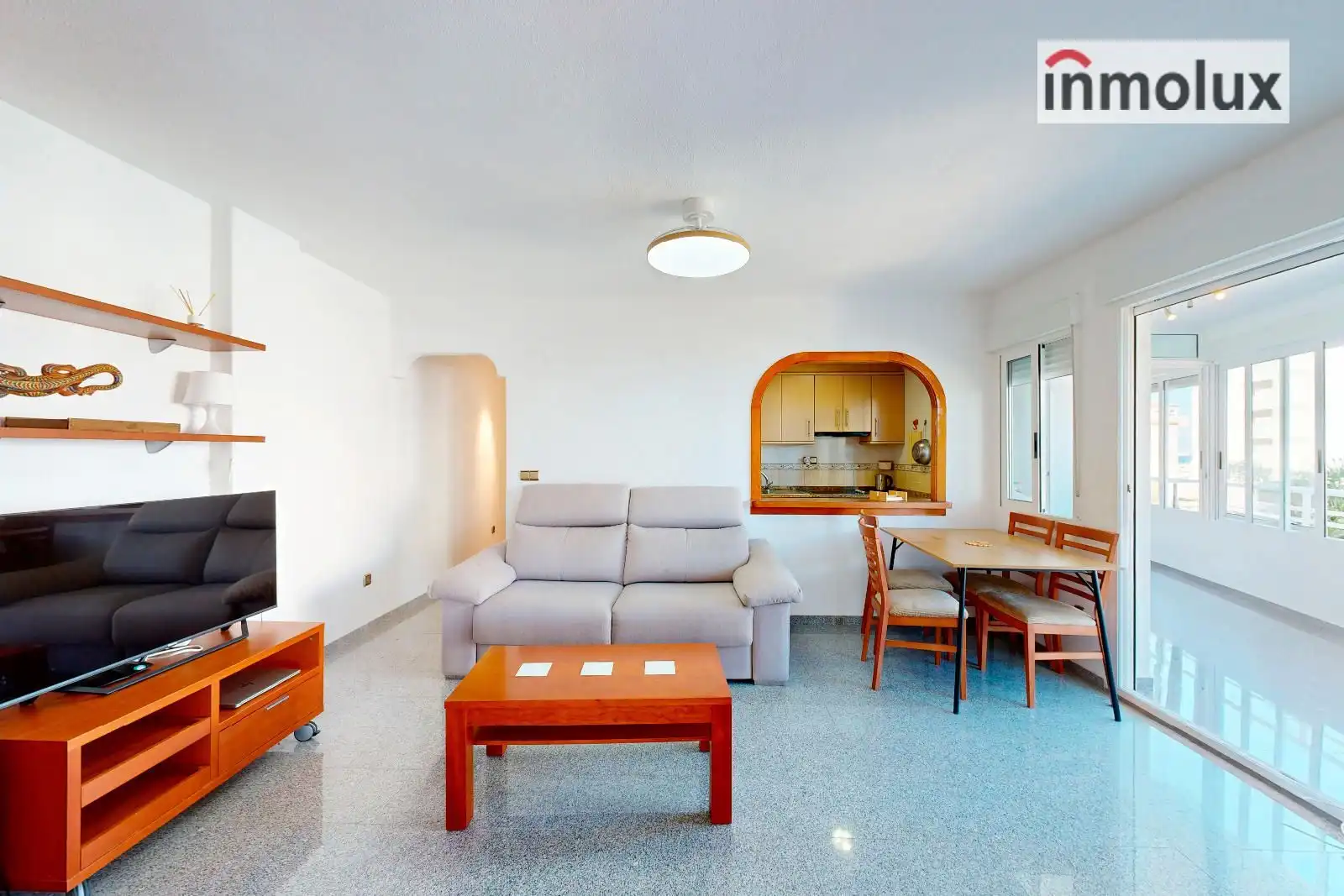 Living room of Flat for sale in Elche / Elx  with Terrace, Swimming Pool and Community pool