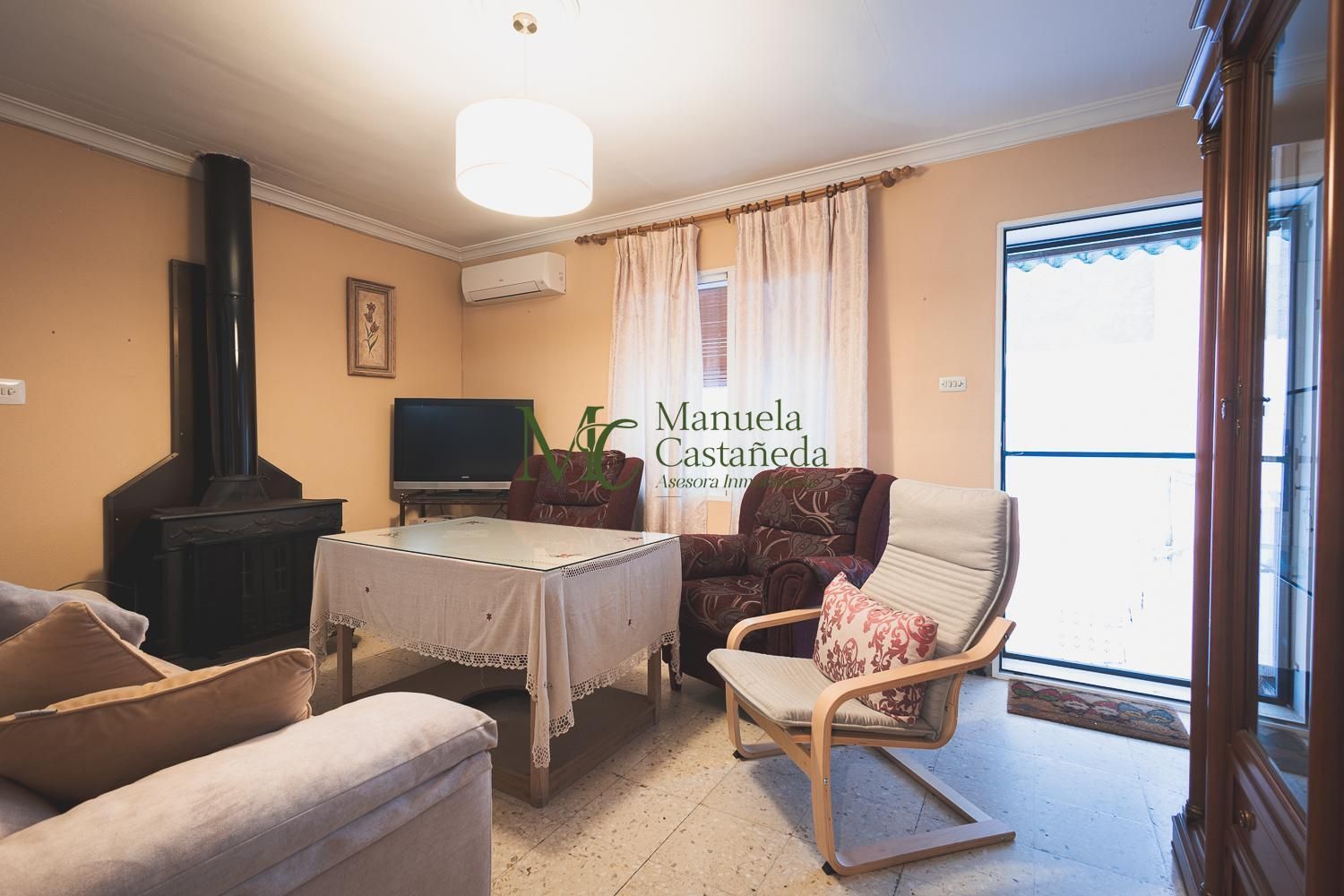 Sala d'estar de Edifici en venda en La Zarza (Badajoz)