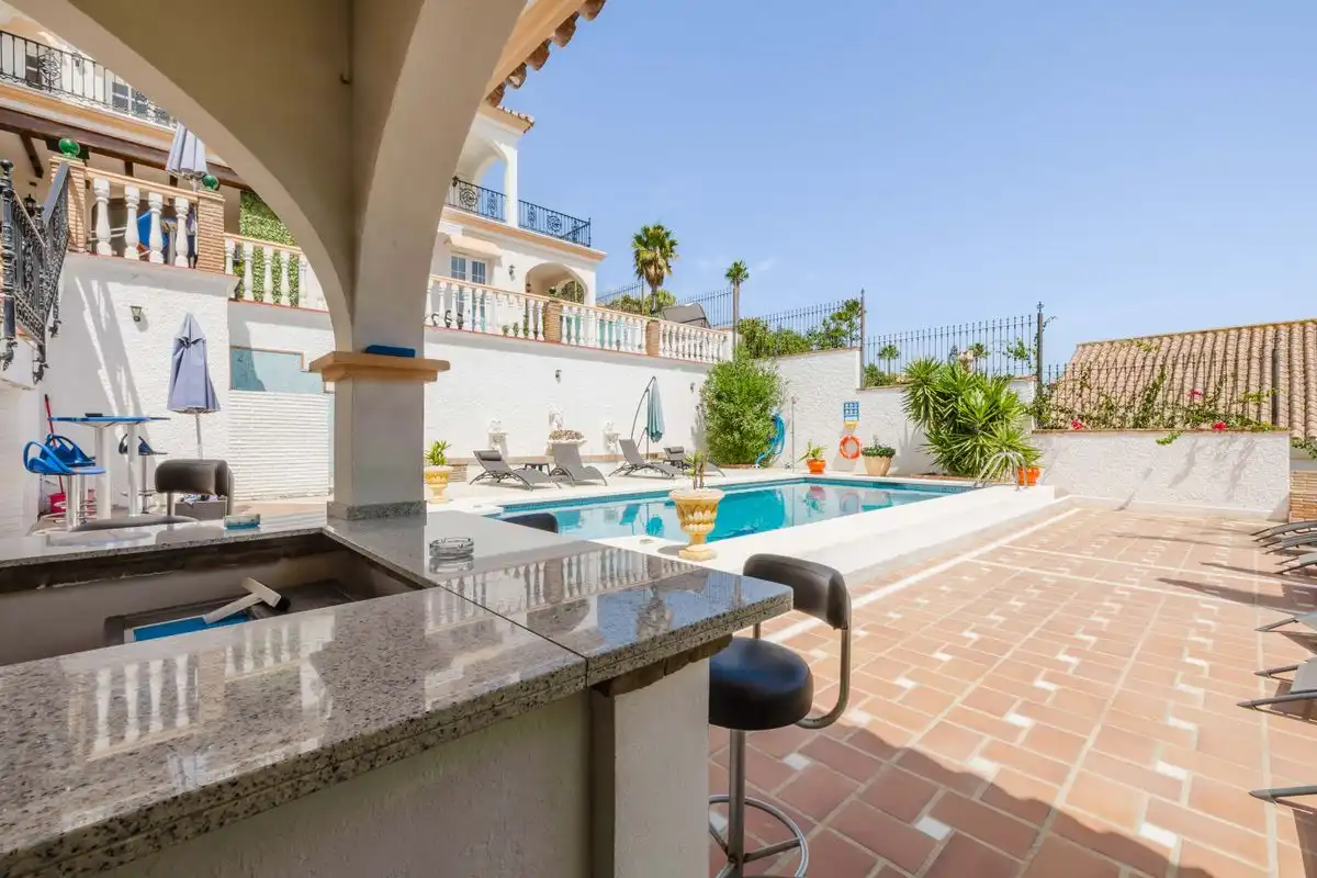 Terraza de Casa o chalet en venta en Mijas con Aire acondicionado, Calefacción y Jardín privado