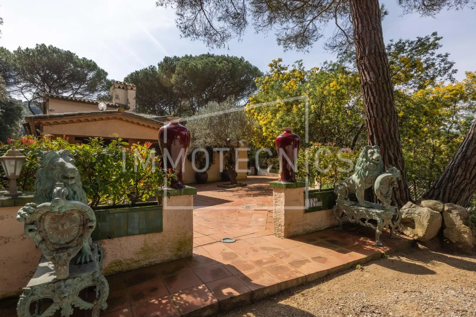 Jardí de Finca rústica en venda en Sant Iscle de Vallalta amb Calefacció, Jardí privat i Piscina