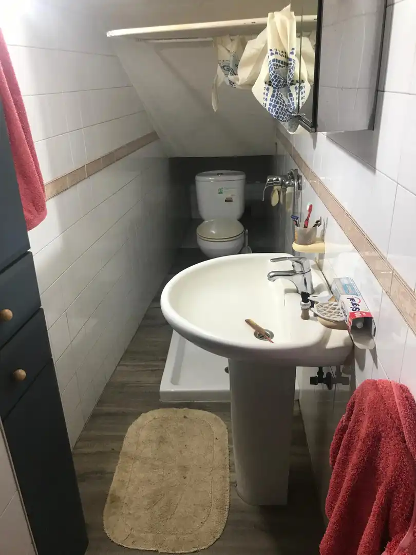 Badezimmer von Haus oder Chalet zum Verkauf in Oza dos Ríos mit Privatgarten und Abstellraum