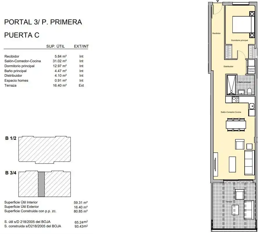 Appartement compact avec piscine à vendre à Costa Natura, imagen 12