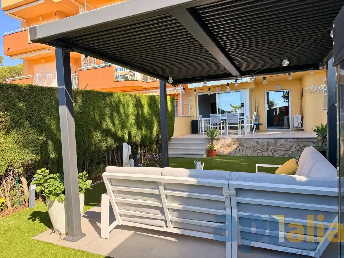 Terrace of Apartments for sale in Castell d'Aro, Platja d'Aro i s'Agaró  with Air Conditioner, Heating and Private garden