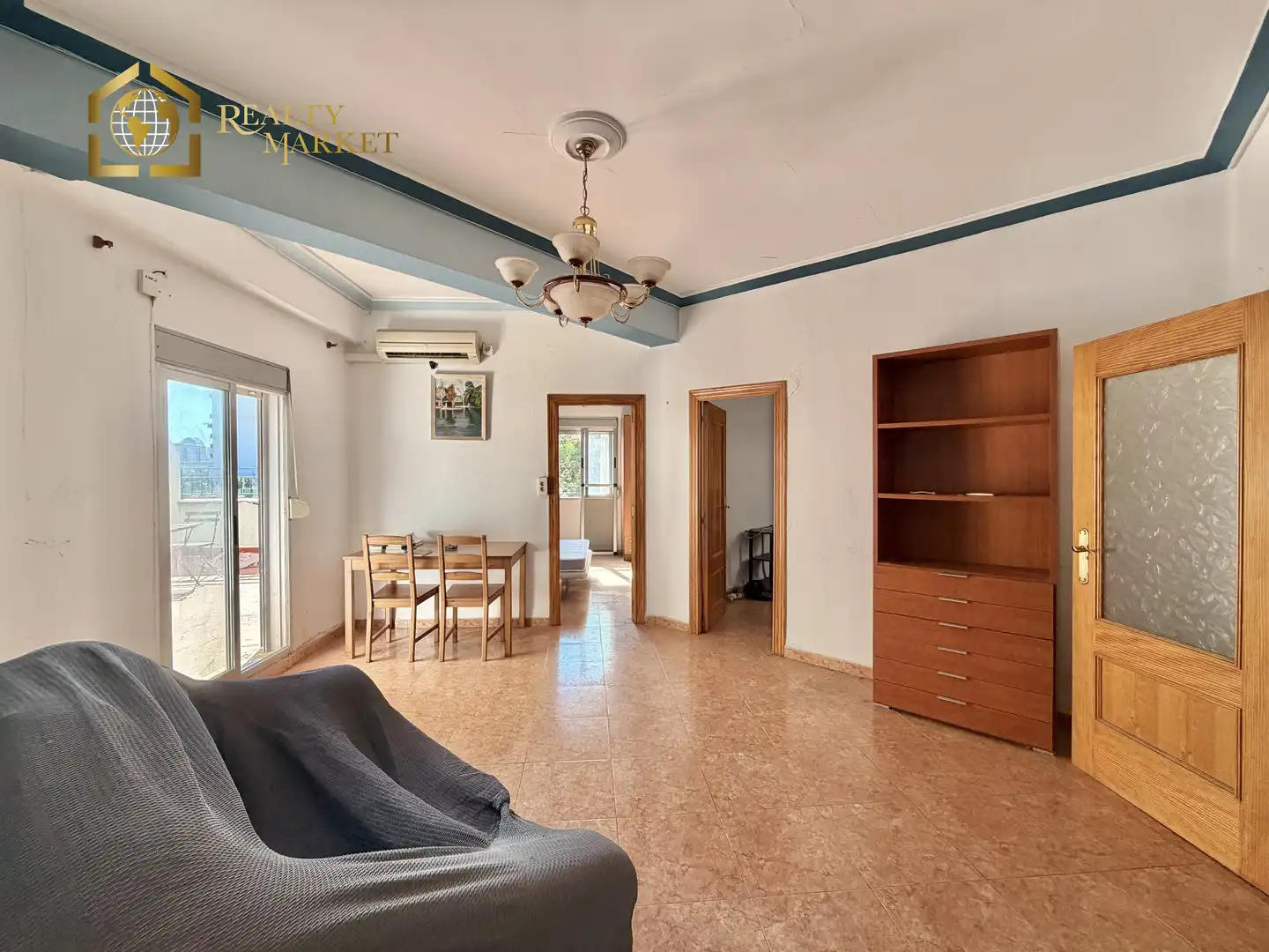 Sala de estar de Piso en venta en Valencia con Terraza y Amueblado