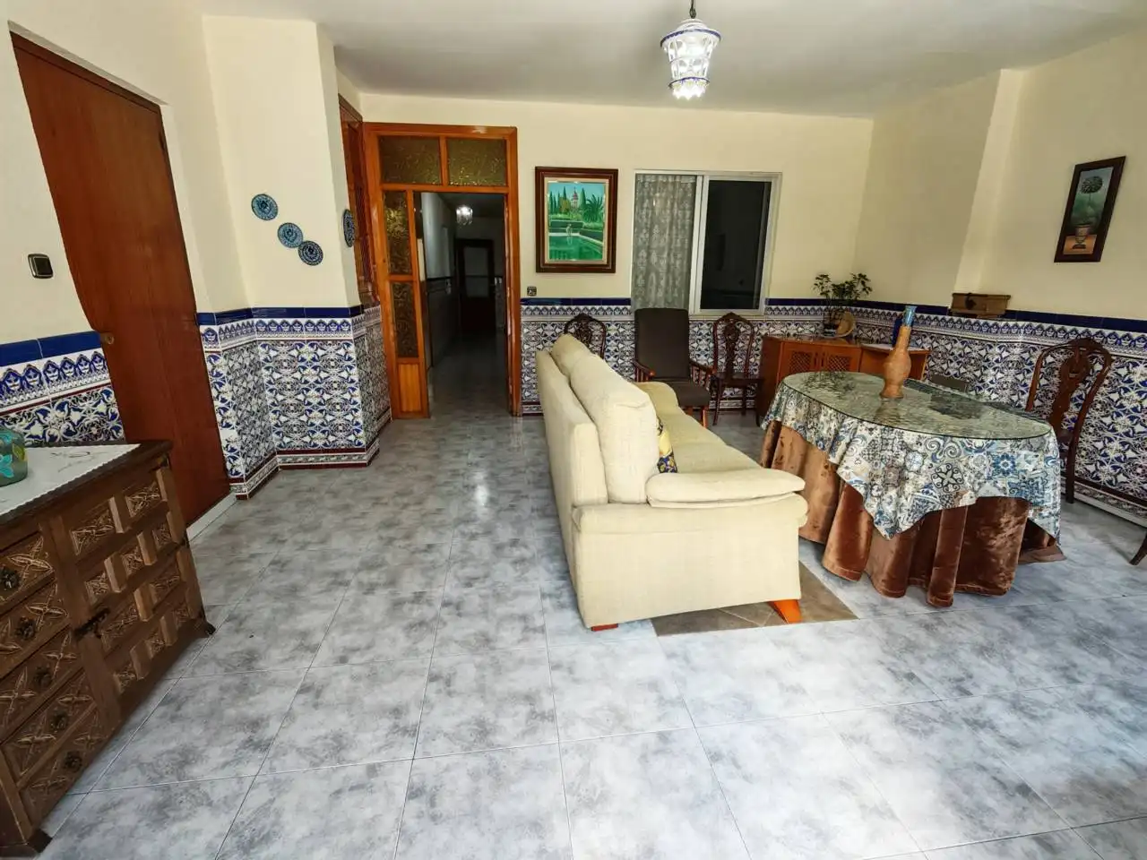 Wohnzimmer von Wohnung zum Verkauf in Huétor Tájar mit Privatgarten