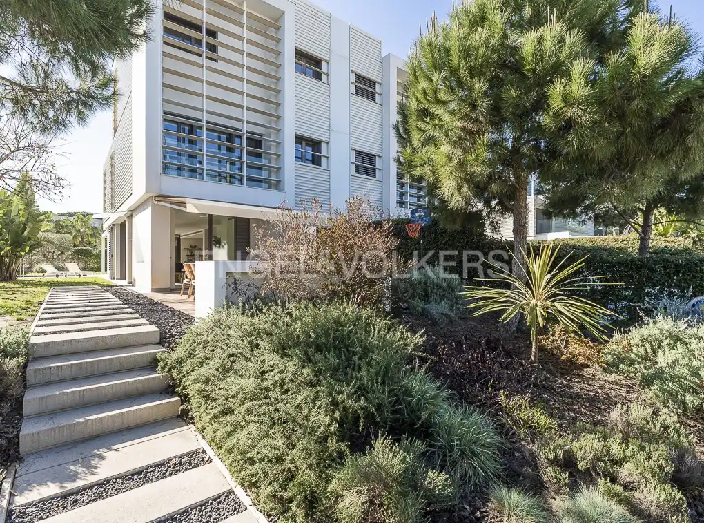 Exterior view of Detached homes for sale in Gavà  with Air Conditioner, Heating and Private garden