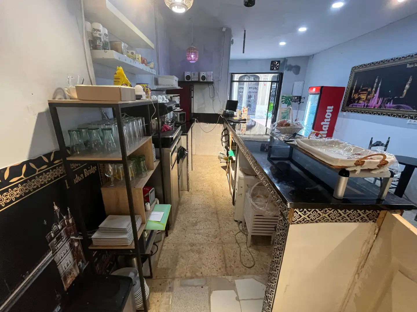 Cocina de Local en traspaso en Barcelona con Aire acondicionado y Amueblado