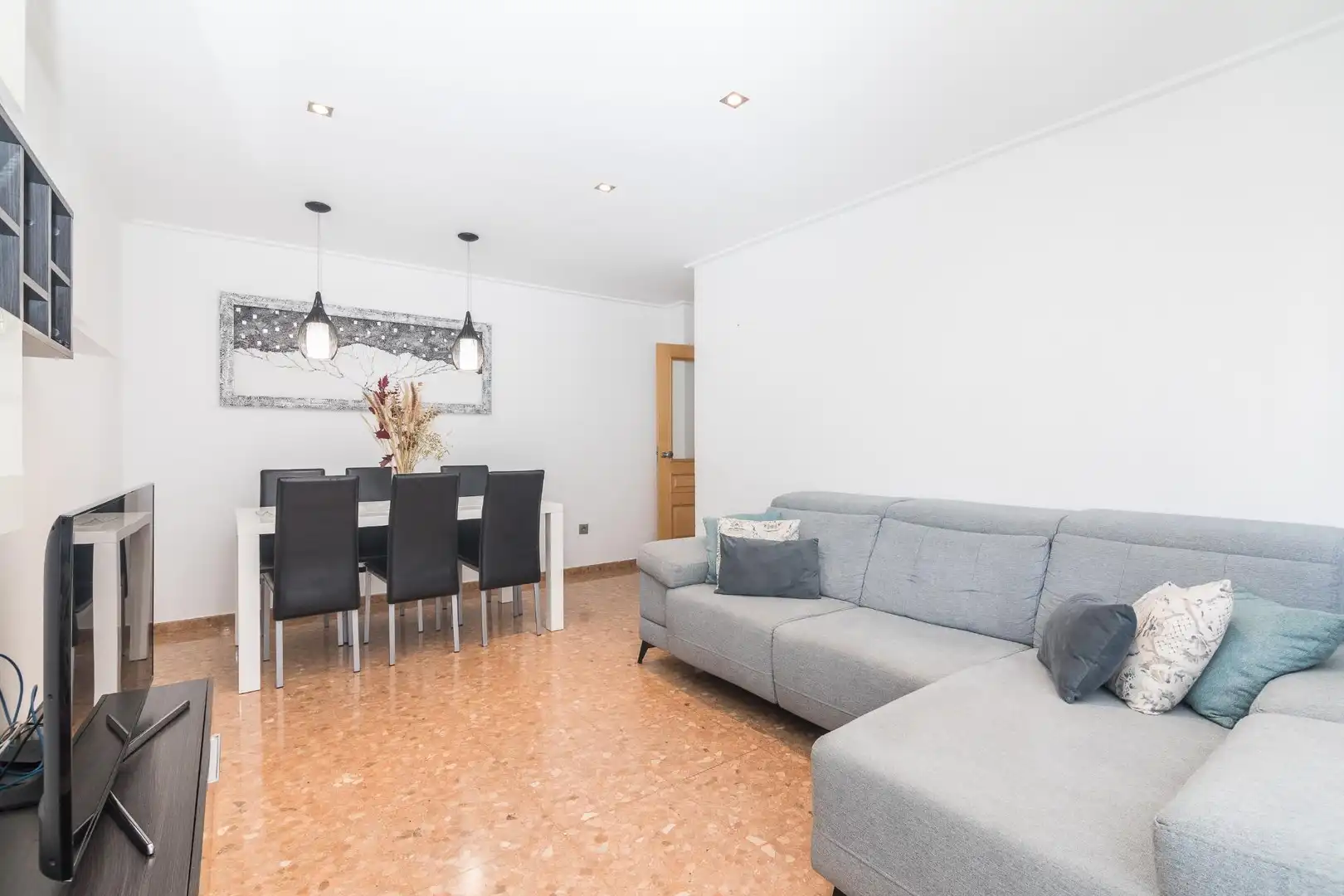 Sala d'estar de Pis en venda en Elche / Elx amb Aire condicionat