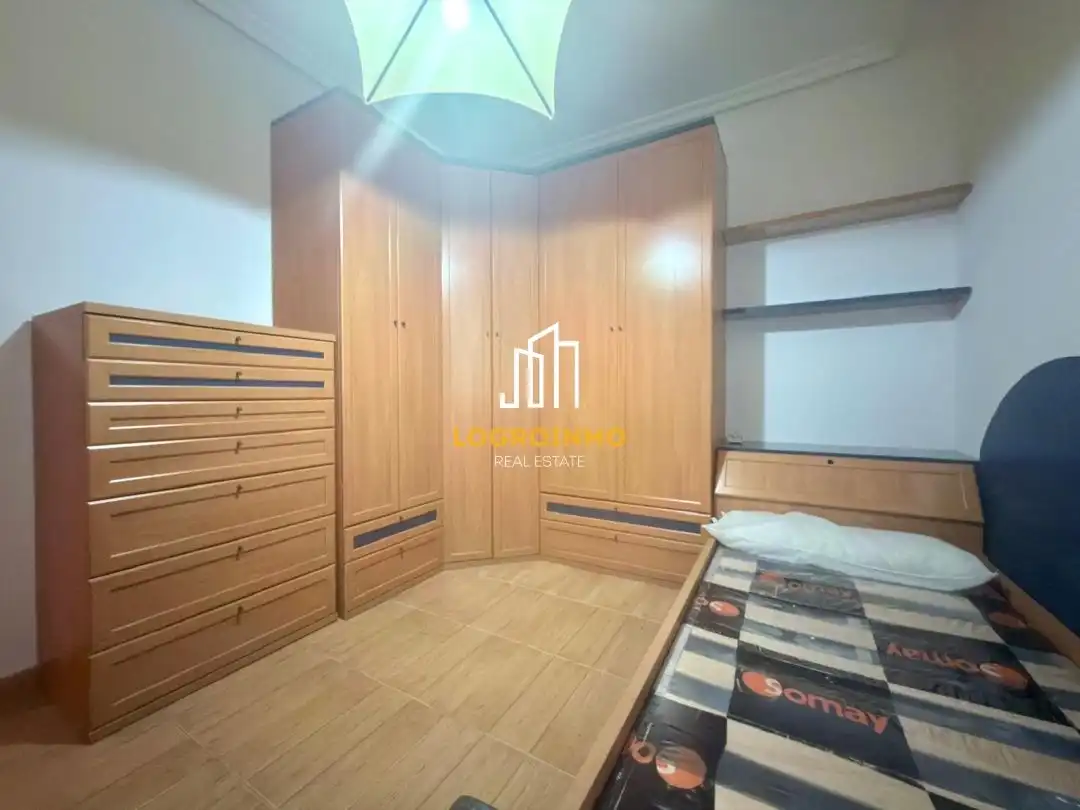 Bedroom of Flat for sale in  Logroño  with Heating and Furnished