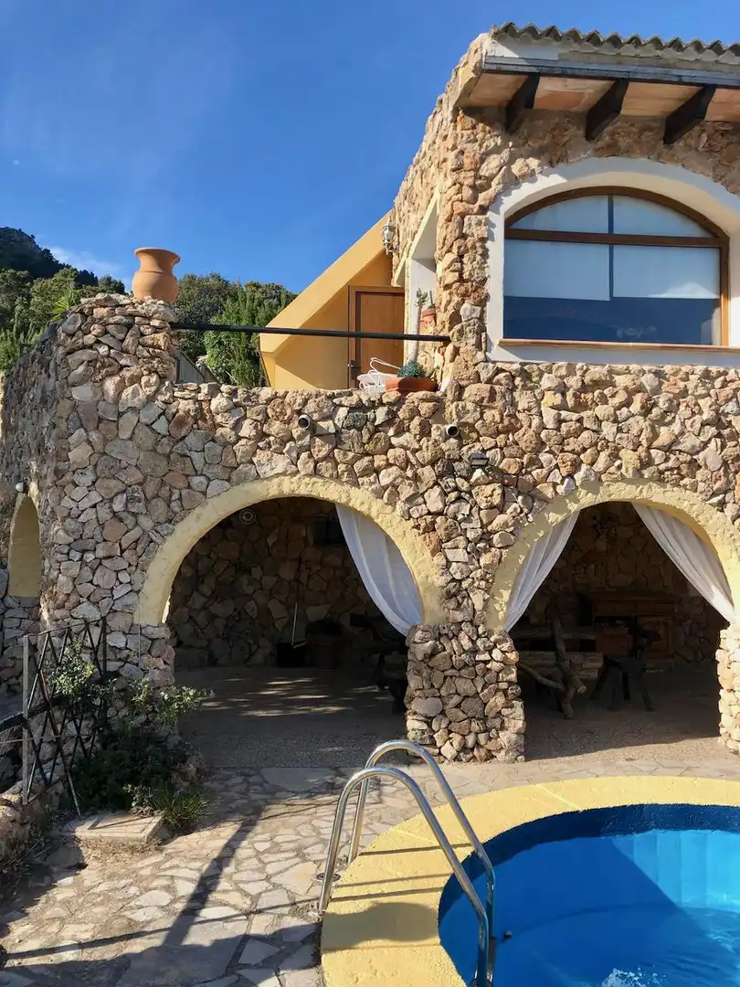 Exterior view of Country homes for sale in Puigpunyent  with Heating, Private garden and Terrace