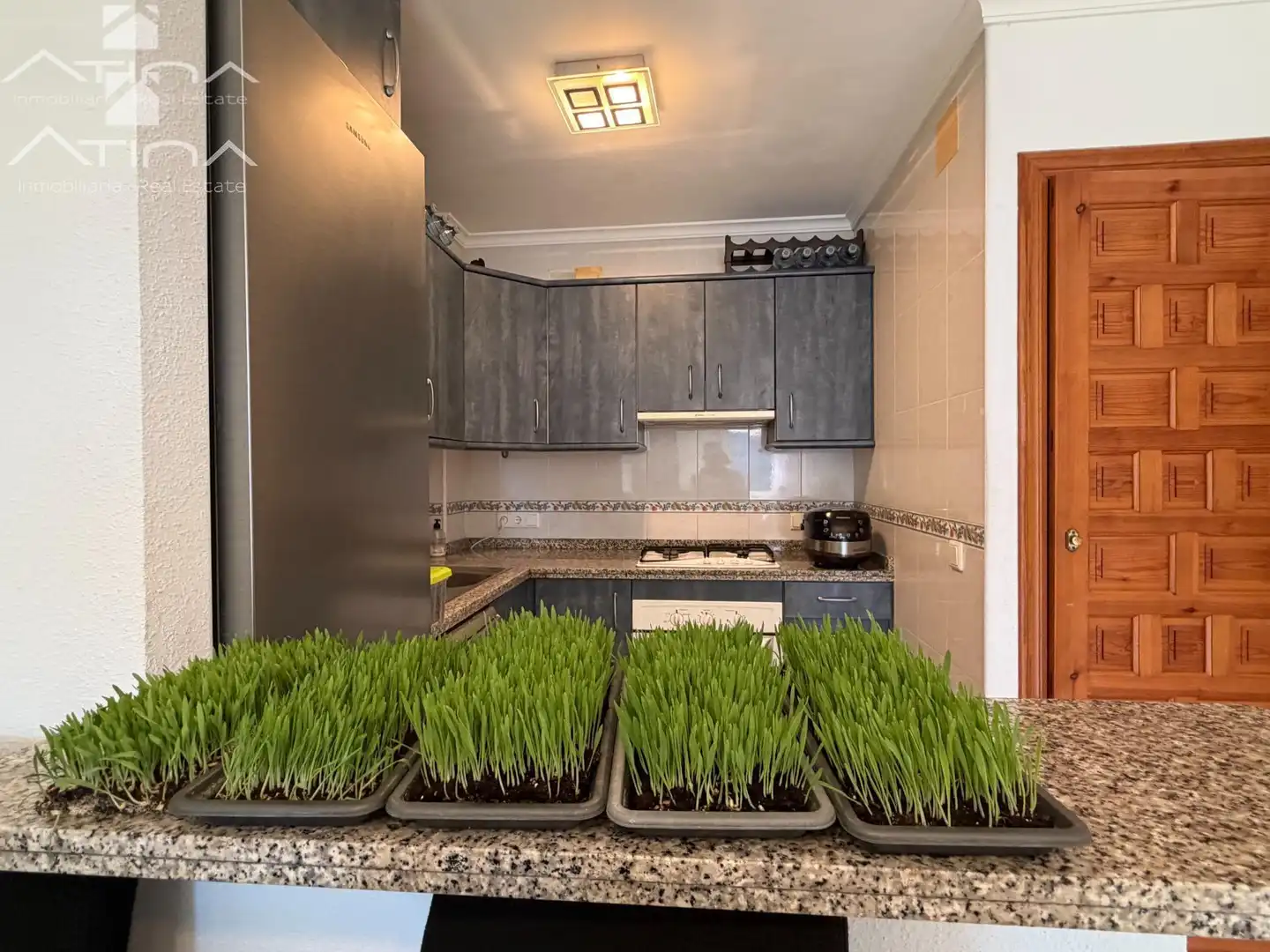 Cuina de Apartament en venda en Benitachell / El Poble Nou de Benitatxell amb Aire condicionat, Jardí privat i Terrassa