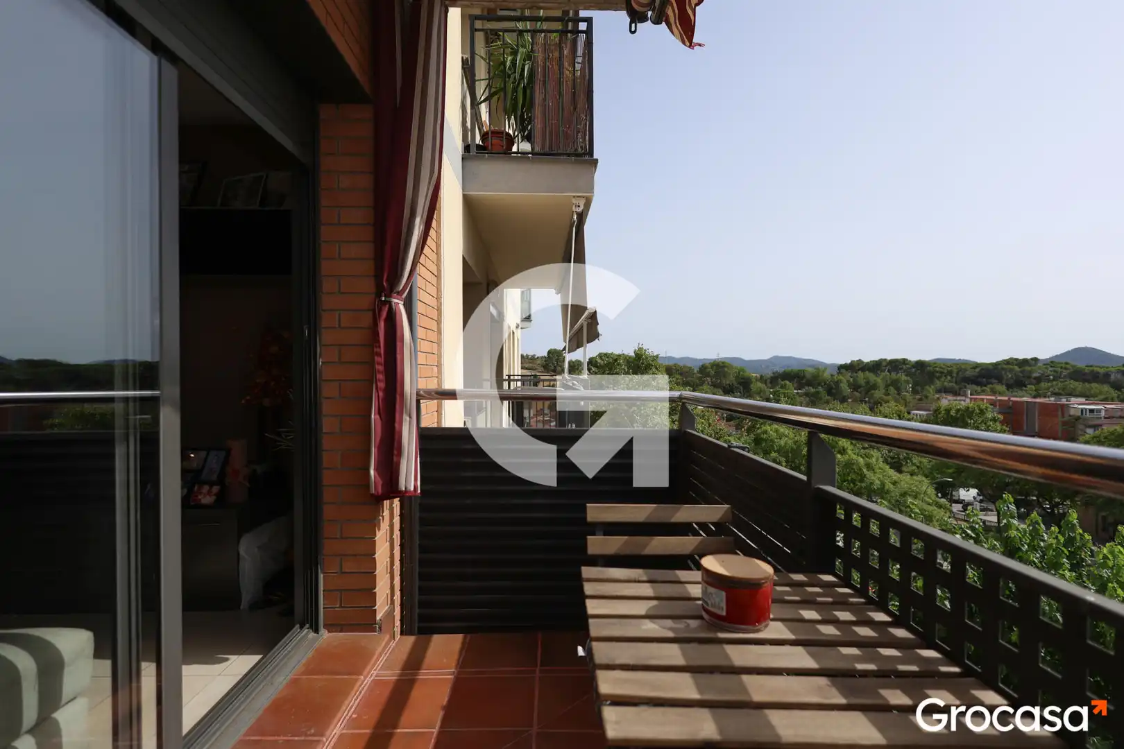 Balcony of Flat for sale in Rubí  with Air Conditioner, Heating and Oven
