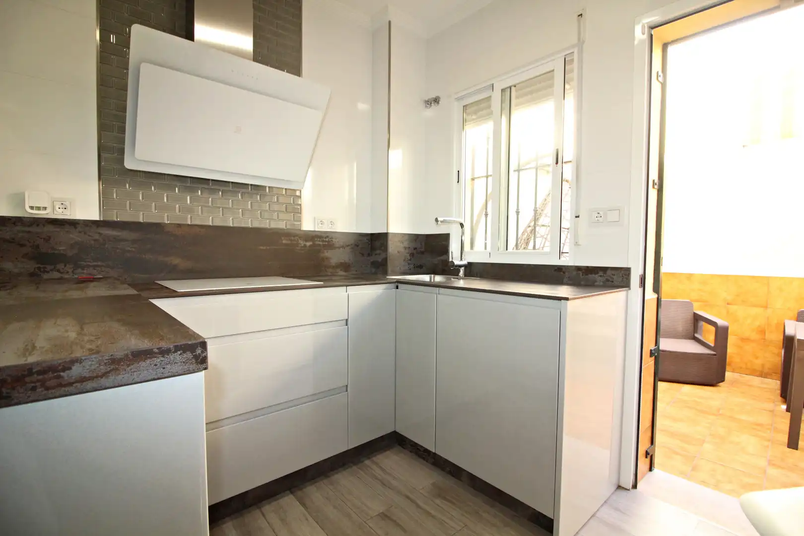Cocina de Casa adosada en venta en San Juan del Puerto con Amueblado