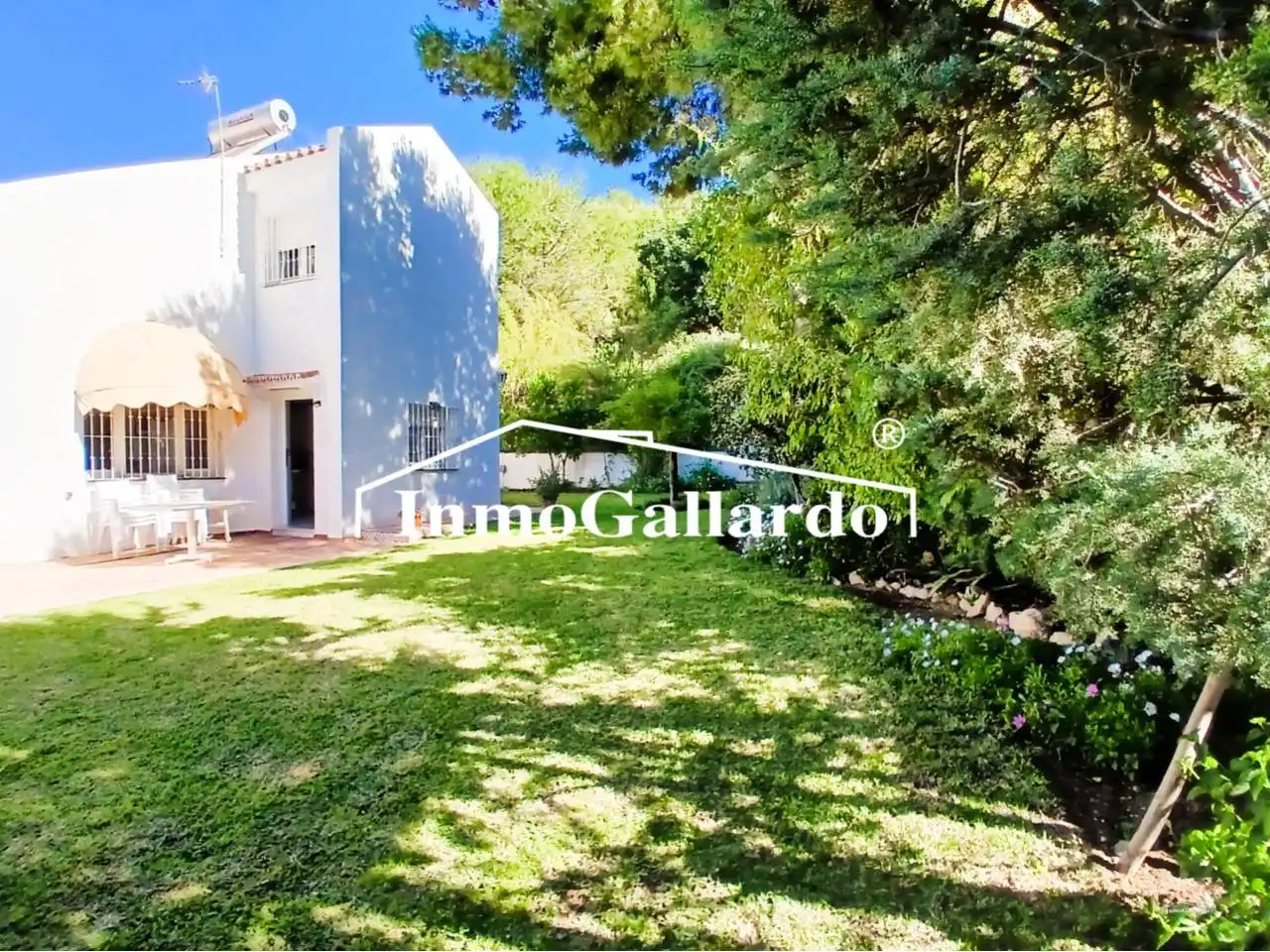 Jardín de Casa adosada en venta en Málaga Capital con Aire acondicionado y Terraza