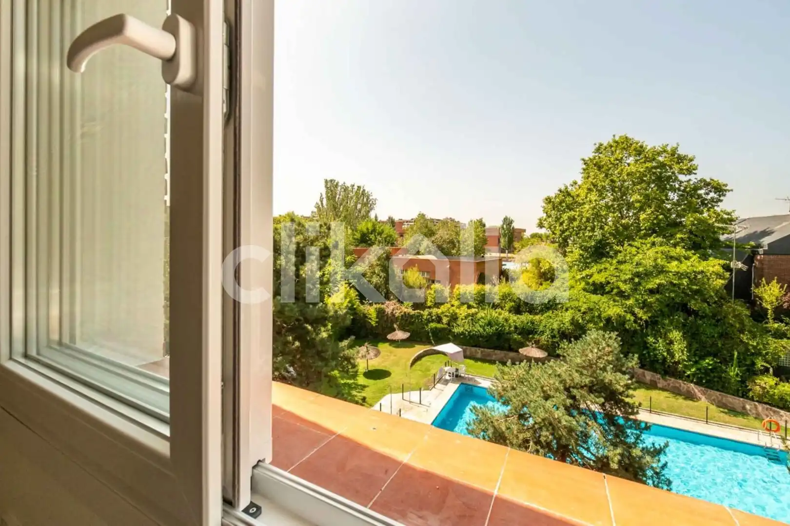 Garten von Wohnung zum Verkauf in Madrid mit Klimaanlage, Heizung und Privatgarten