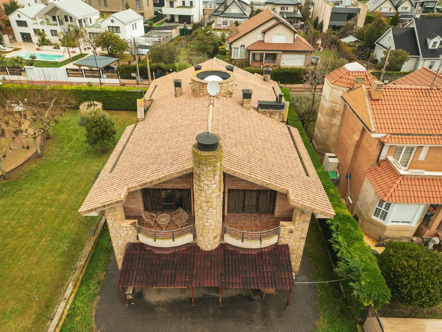 Exterior view of Houses for sale in Lardero  with Air Conditioner, Heating and Private garden