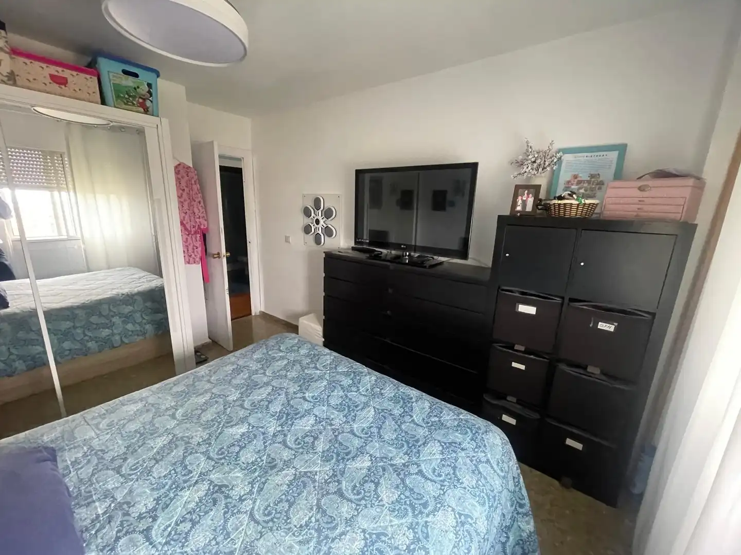 Schlafzimmer von Wohnung zum Verkauf in Málaga mit Klimaanlage, Privatgarten und Balkon