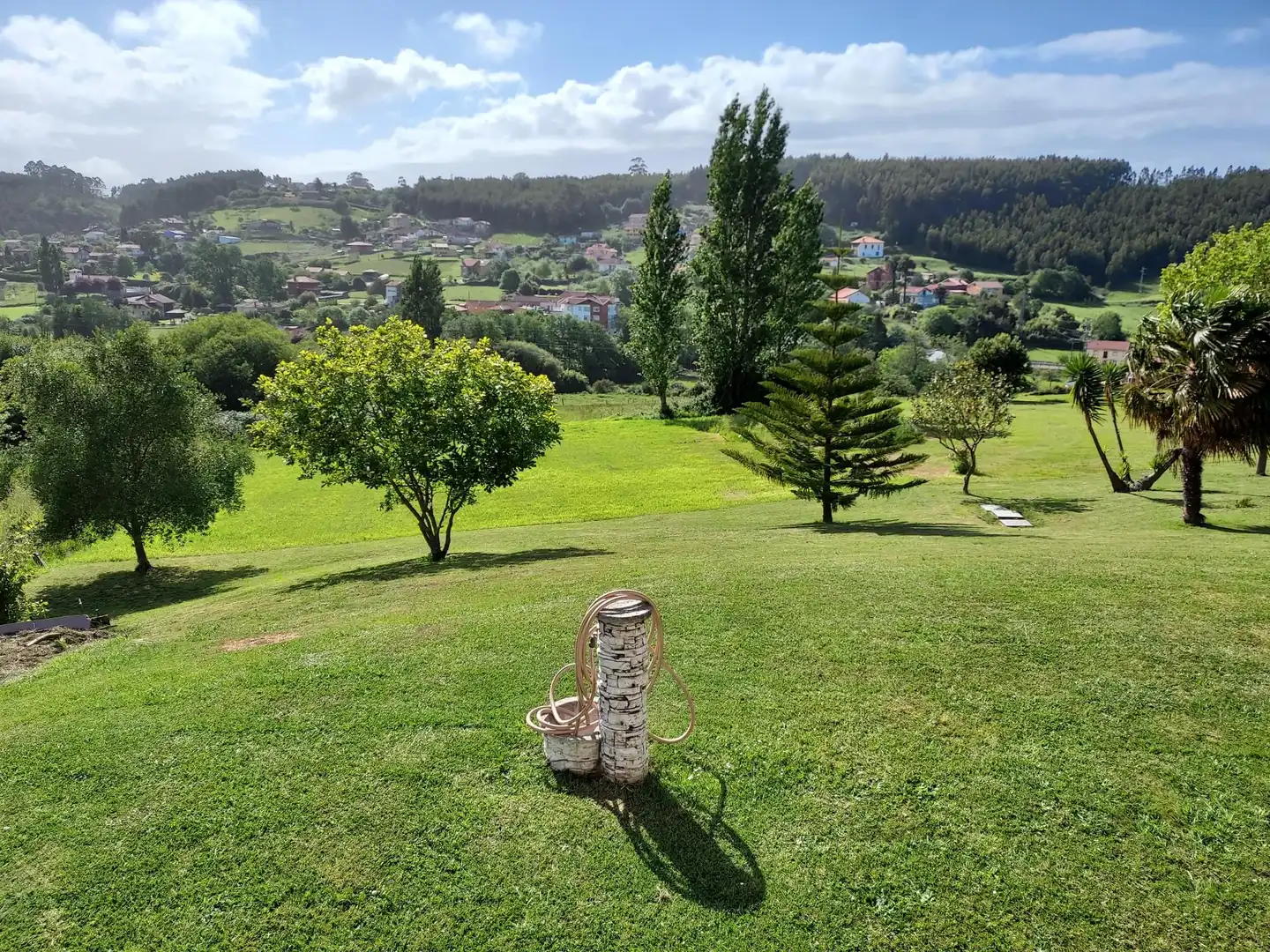Garden of Houses for sale in Castrillón  with Heating, Private garden and Parquet flooring