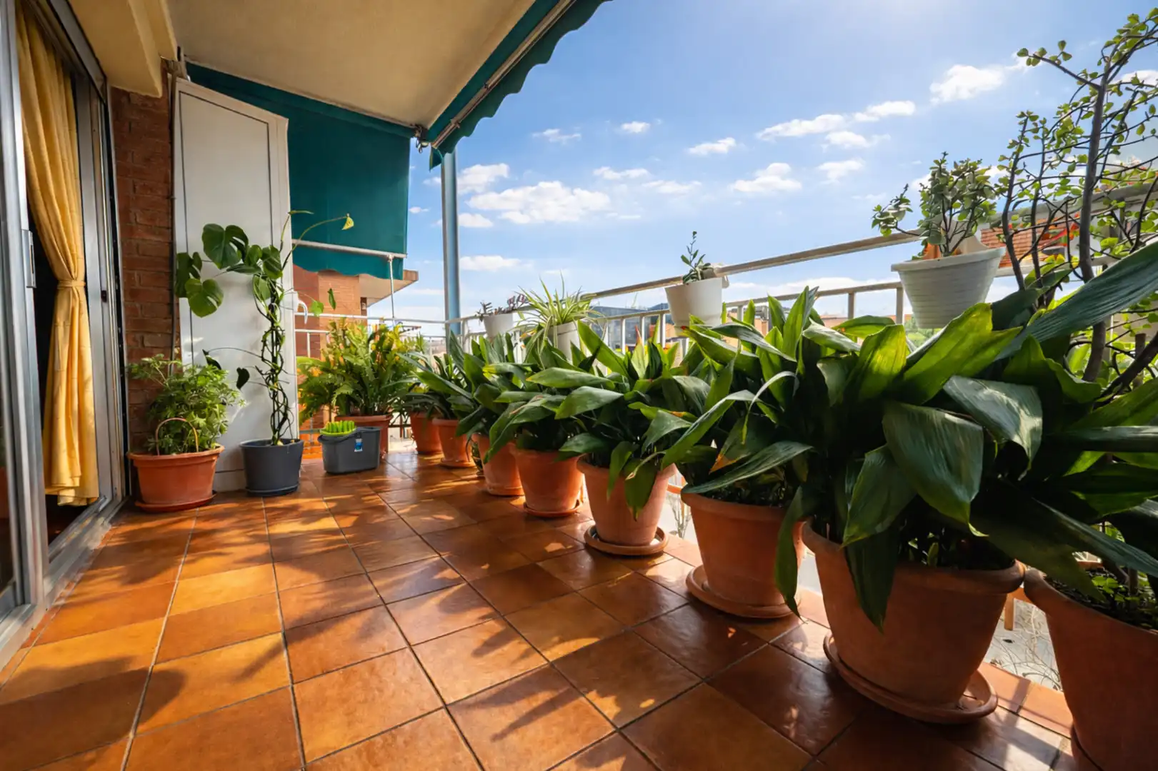 Terrace of Flat for sale in Sant Joan Despí  with Air Conditioner, Heating and Furnished