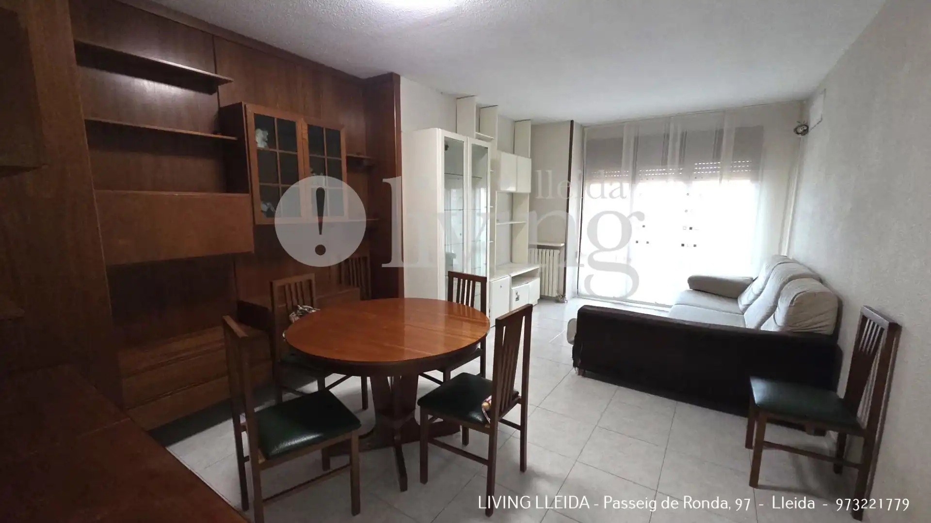 Sala d'estar de Pis en venda en Lleida amb Calefacció, Moblat i Forn