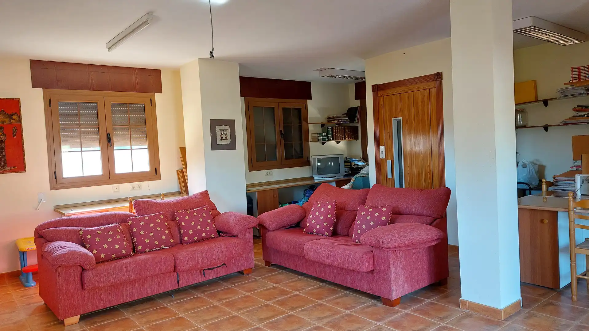 Sala d'estar de Casa o xalet en venda en Murcia amb Aire condicionat, Calefacció i Terrassa