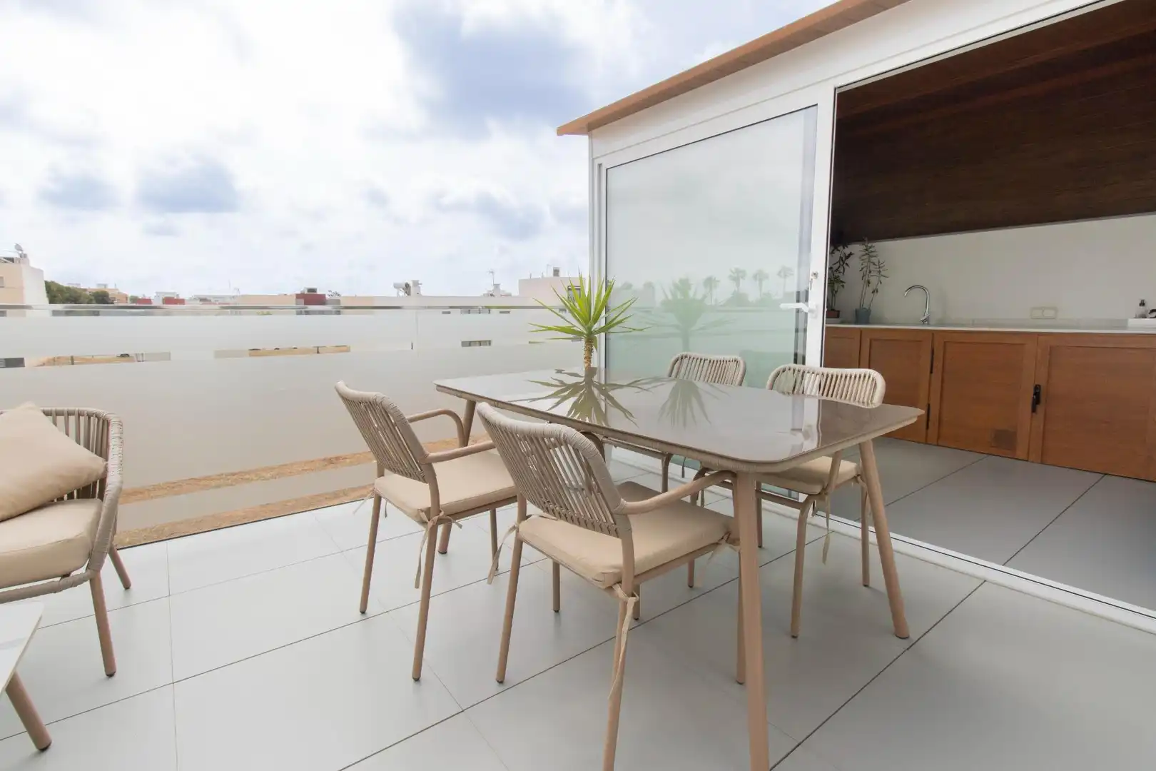 Terrace of Attic for sale in Rafelbuñol / Rafelbunyol  with Air Conditioner, Terrace and Storage room