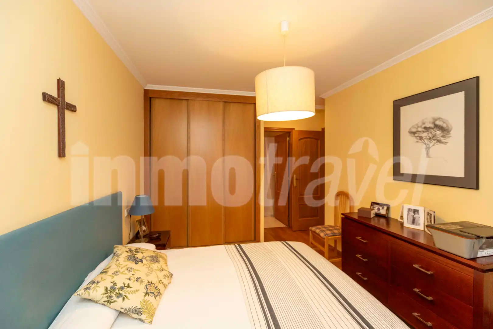 Habitación de Apartamento en venta en Sanxenxo con Parquet, Terraza y Trastero