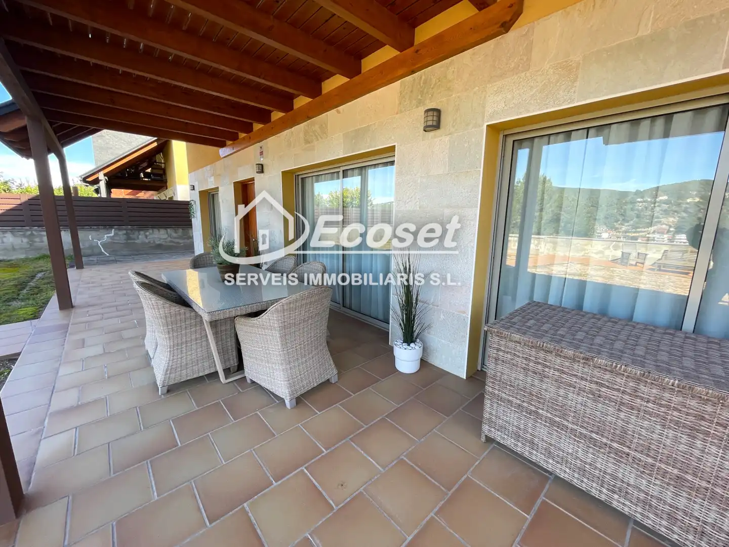 Terrasse von Haus oder Chalet zum Verkauf in Vallirana mit Heizung, Privatgarten und Terrasse