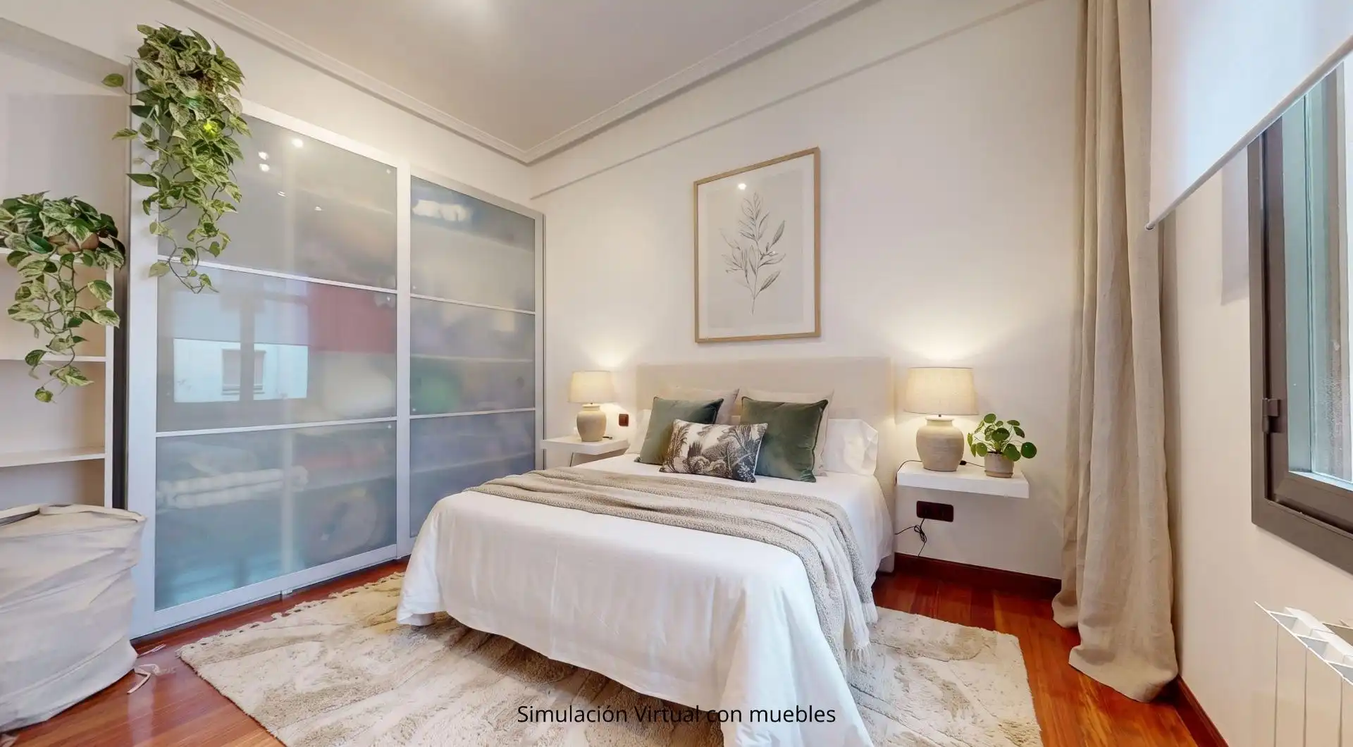 Bedroom of Flat for sale in Bilbao   with Heating