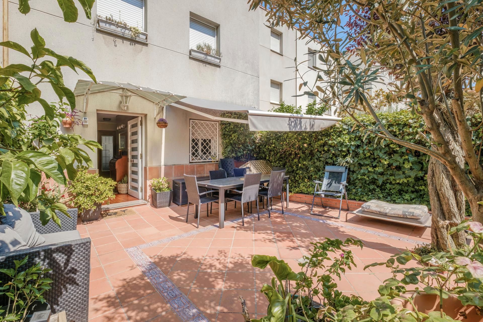 Terrace of Single-family semi-detached for sale in Terrassa  with Air Conditioner, Heating and Private garden