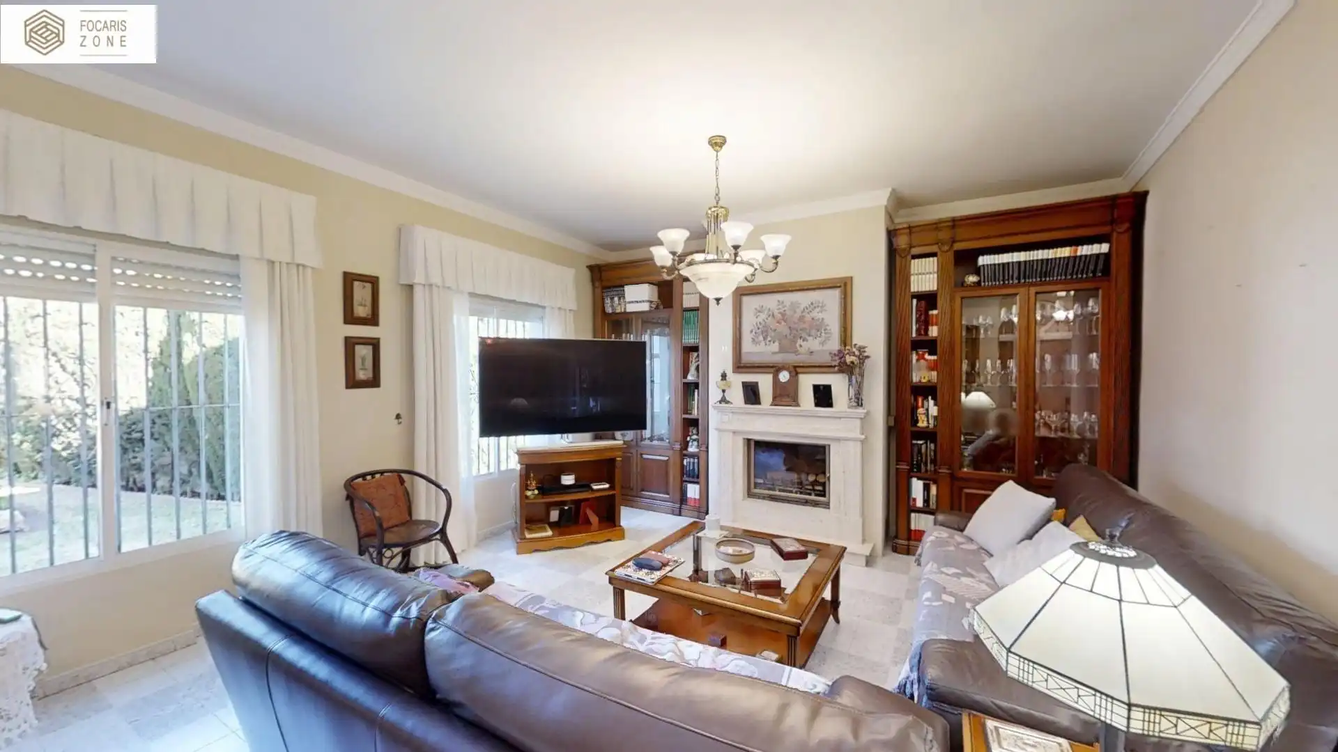 Sala de estar de Casa o chalet en venta en Rincón de la Victoria con Aire acondicionado, Jardín privado y Terraza