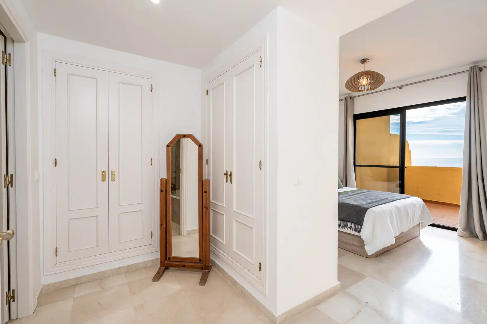 Schlafzimmer von Maisonette zur Miete in Estepona mit Klimaanlage, Heizung und Terrasse
