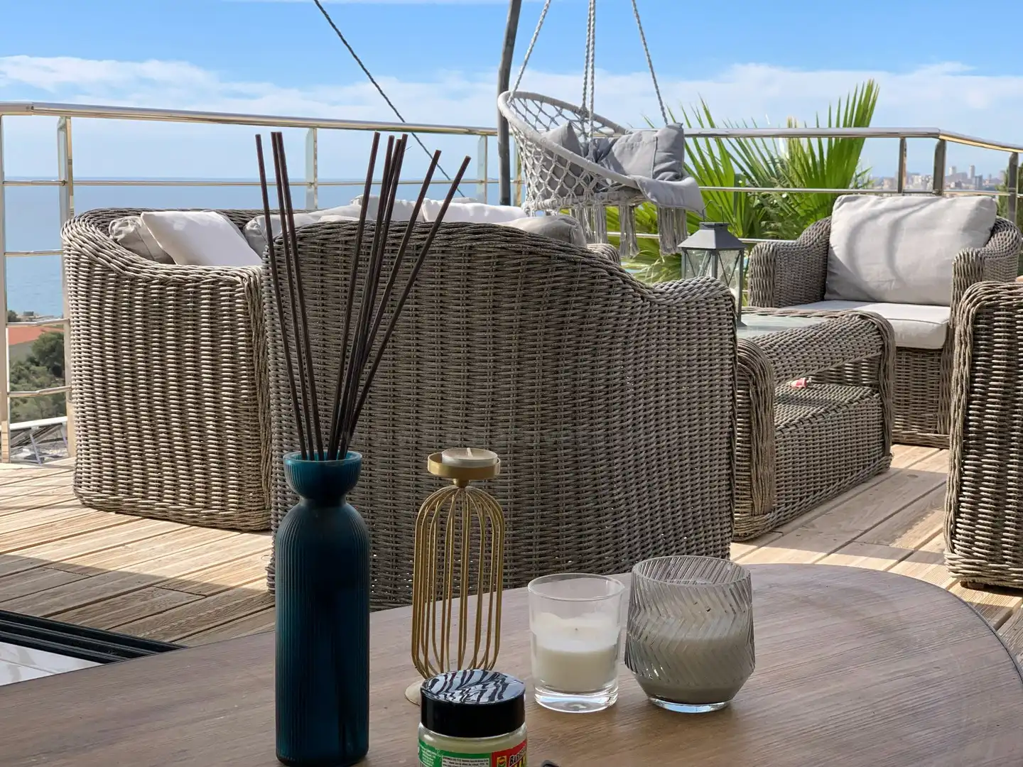 Terraza de Casa o chalet en venta en El Campello con Aire acondicionado, Jardín privado y Terraza
