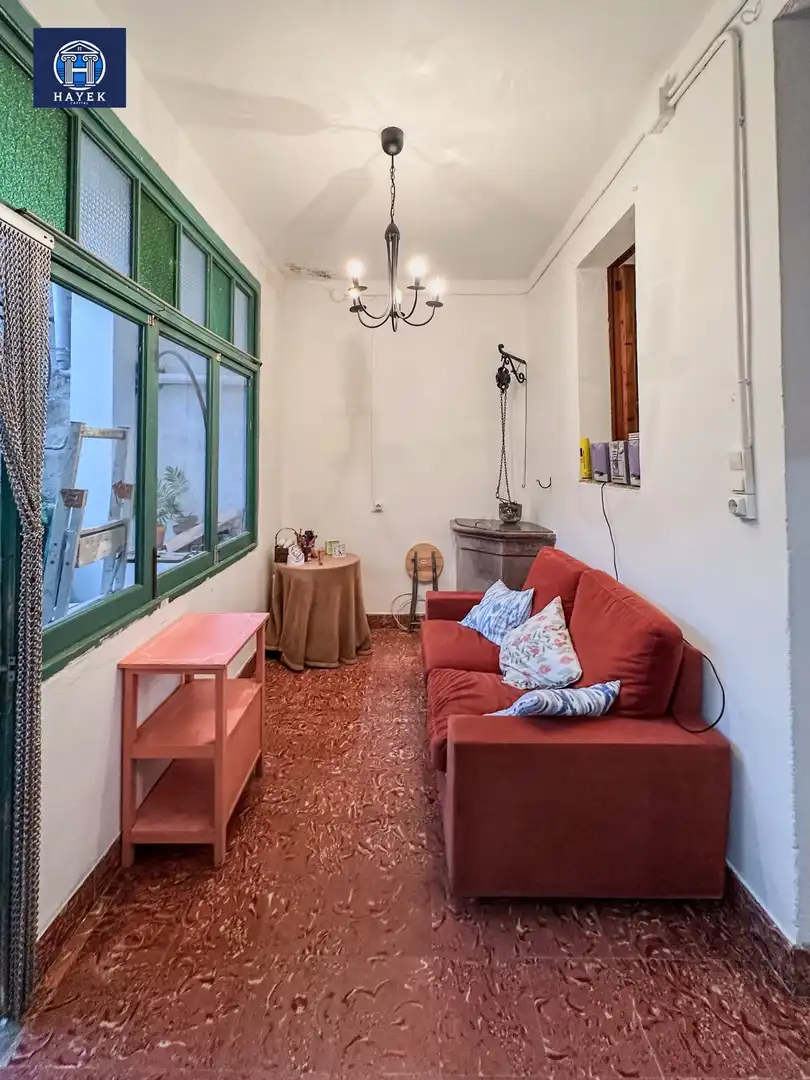 Sala de estar de Casa adosada en venta en Porreres con Calefacción, Jardín privado y Terraza