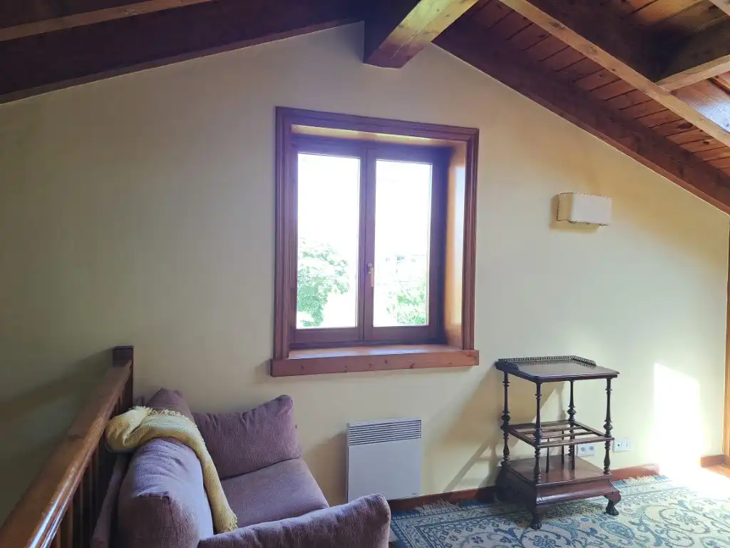 Wohnzimmer von Haus oder Chalet zur Miete in Osséja mit Heizung, Privatgarten und Möbliert