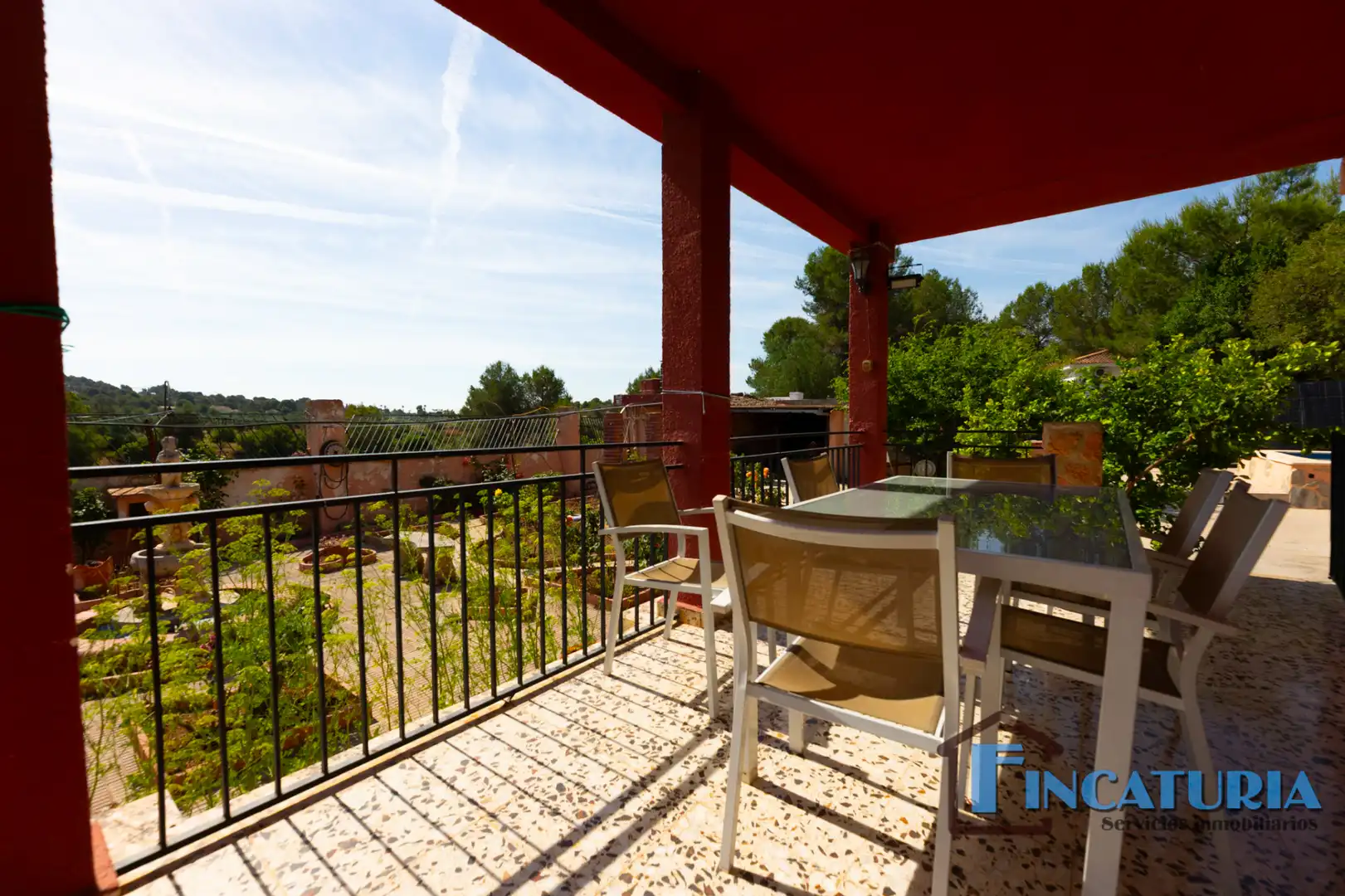 Terrassa de Casa o xalet en venda en Vilamarxant amb Aire condicionat, Jardí privat i Terrassa