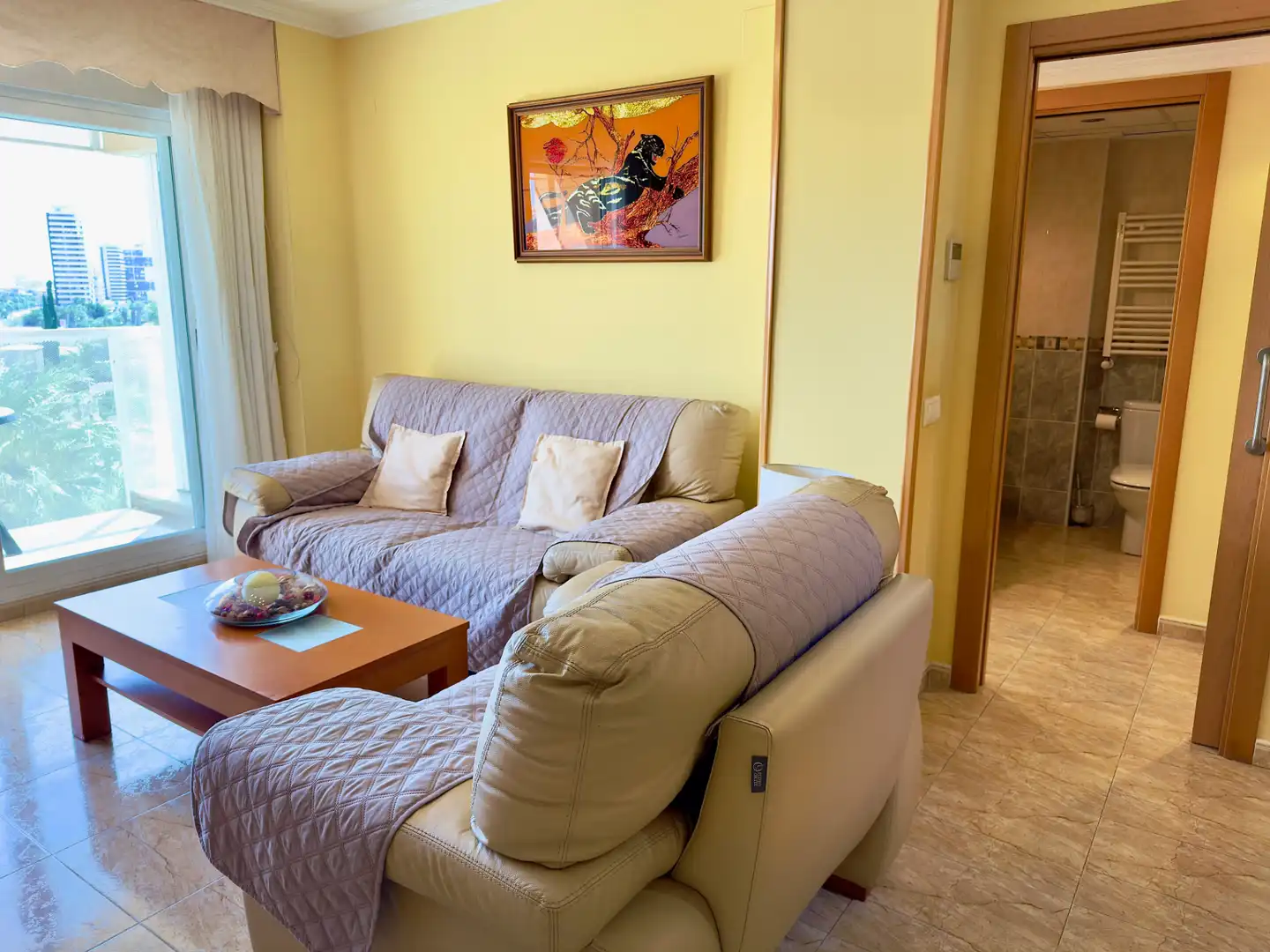 Sala de estar de Apartamento en venta en Calpe / Calp con Aire acondicionado, Calefacción y Trastero