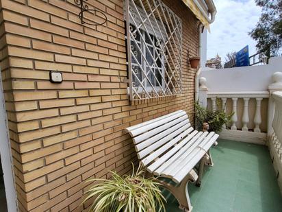 Balcony of Single-family semi-detached for sale in Málaga Capital  with Terrace, Storage room and Furnished