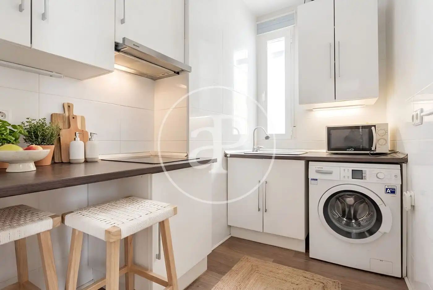 Küche von Wohnung zum Verkauf in Madrid mit Klimaanlage und Heizung